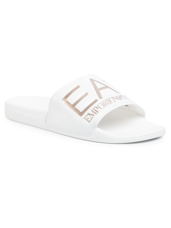 EA7 Emporio Armani EA7 Emporio Armani Шльопанці XCP001 XCC22 M632 Білий
