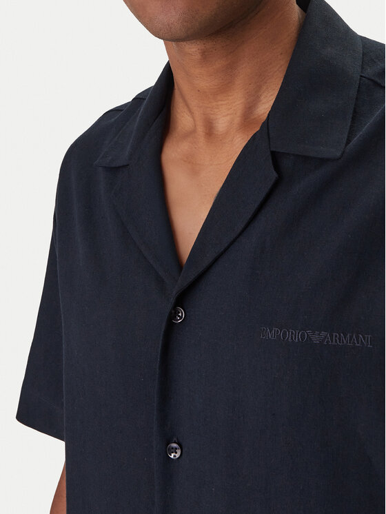 Emporio Armani Emporio Armani Srajca EM000593 AF20590 UB102 Mornarsko modra Regular Fit