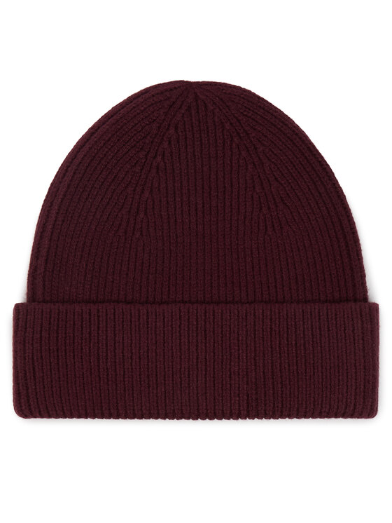 Tommy Hilfiger Tommy Hilfiger Zestaw szalik i czapka AW0AW19136 Bordowy