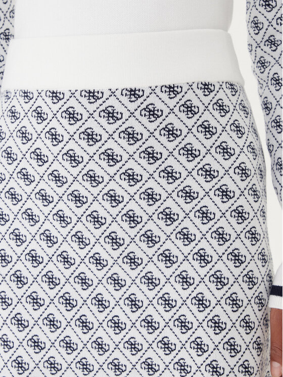 Guess Guess Bleistiftrock W5BD81 Z3JD2 Écru Slim Fit