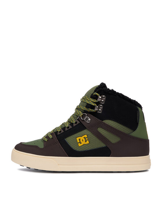 DC Shoes DC Shoes Сникърси EO-PURE HIGH TOP WC WNT DC01802211 Тъмнозелен