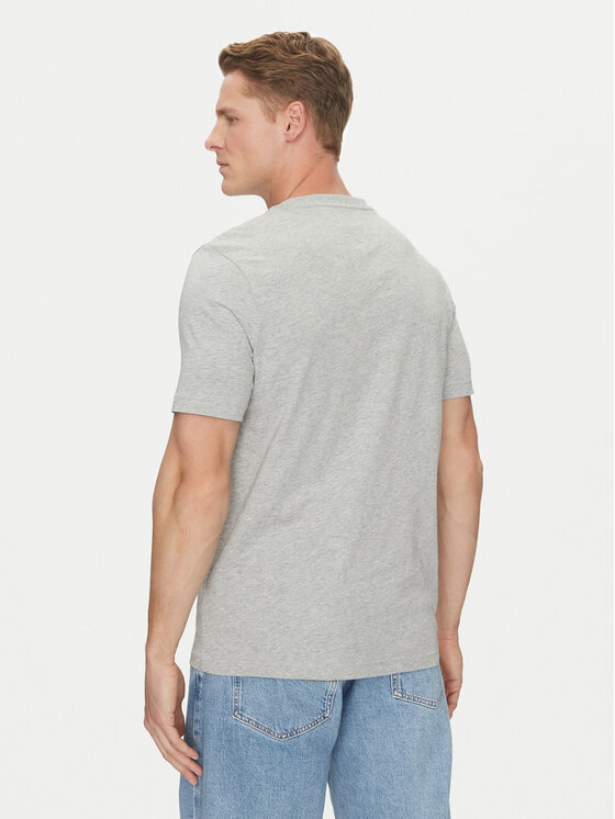Tommy Hilfiger Tommy Hilfiger Tricou Center Stack MW0MW38621 Gri Regular Fit