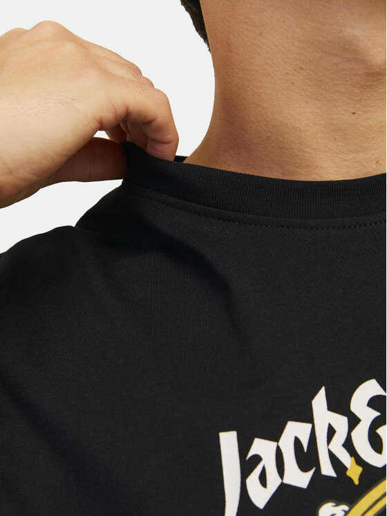 Jack&Jones Jack&Jones T-shirt Seven Skull 12262491 Crna Regular Fit