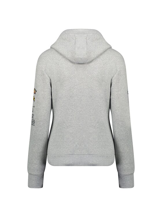 Geographical Norway Geographical Norway Bluza WU1293H/GN B-Grey Szary Regular Fit