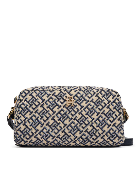 Tommy Hilfiger Tommy Hilfiger Käekott Th Grace Camera Bag Jacquard AW0AW18864 Tumesinine