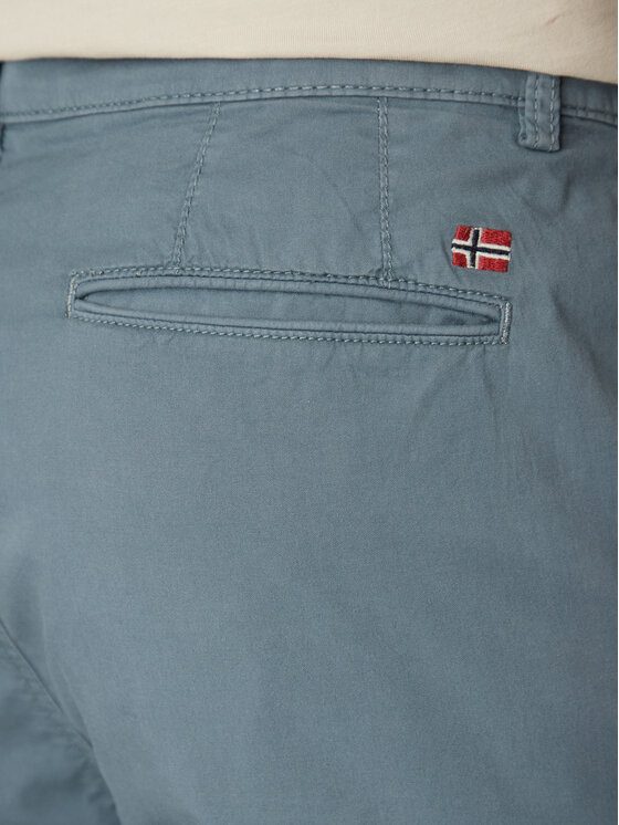 Napapijri Napapijri Chino nohavice M-Puyo NP0A4H98 Zelená Slim Fit