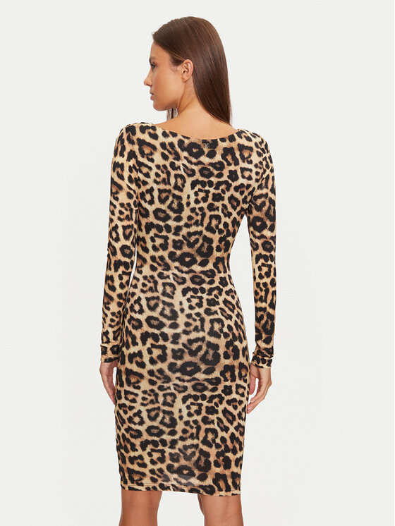Marciano Guess Marciano Guess Повсякденна сукня 4BGK12 6264A Коричневий Slim Fit