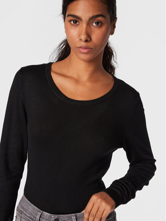 ICHI ICHI Pullover Mafa 20102553 Schwarz Slim Fit