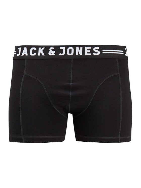 Jack&Jones Jack&Jones Σετ μποξεράκια 3 τμχ Sense 12081832 Μαύρο