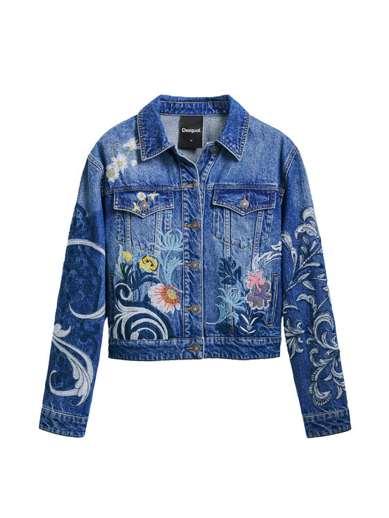 Desigual Desigual Džínsová bunda Misouri 25SWED55 Modrá Regular Fit