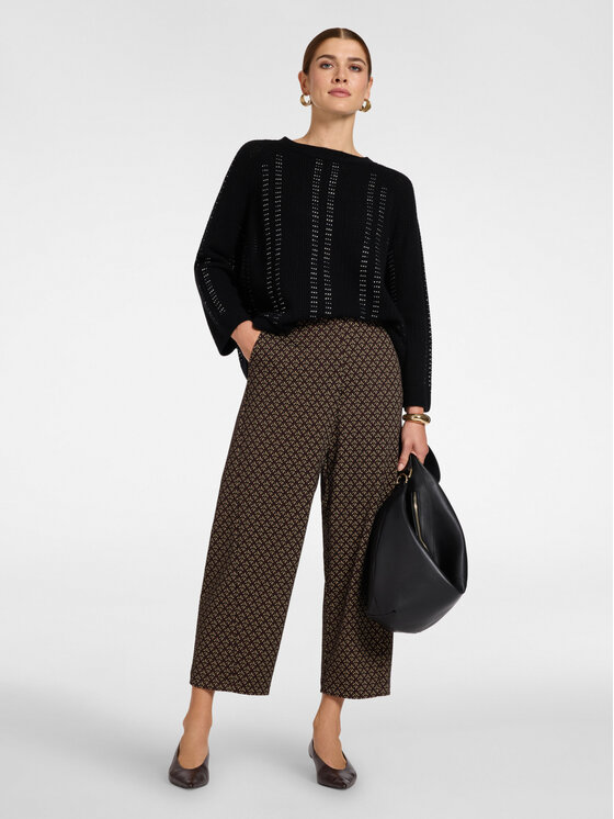 Elena Mirò Elena Mirò Pantaloni di tessuto P058P200622N001 Marrone Regular Fit