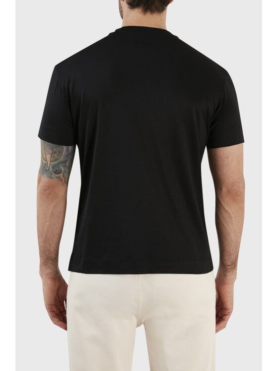 Emporio Armani Emporio Armani T-Shirt 3R1TV4 1JUVZ 0999 Czarny Regular Fit