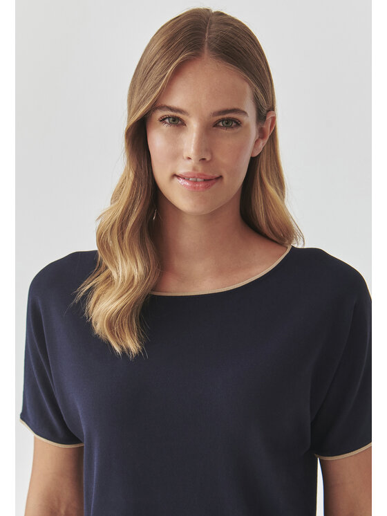 TATUUM TATUUM Halenka ESTETINA Tmavomodrá Loose Fit
