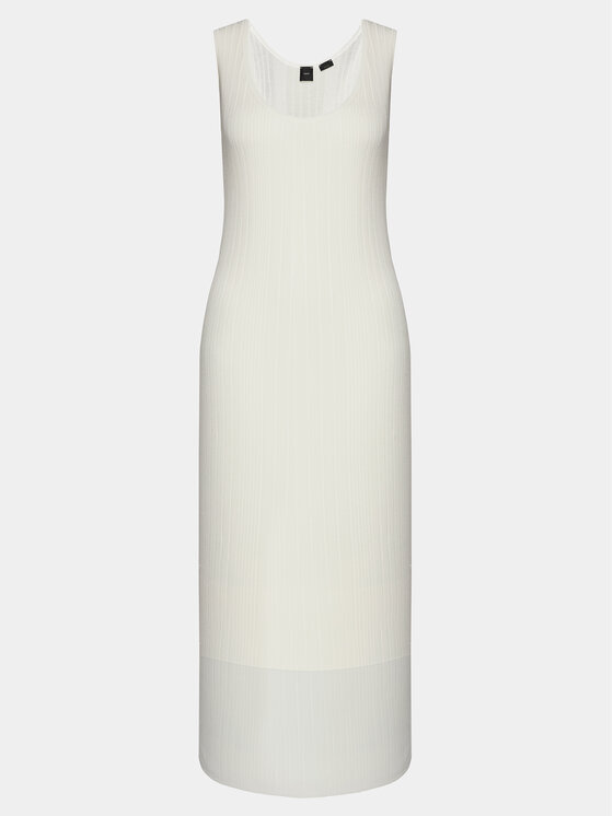 PINKO Pinko Vsakodnevna obleka Dune 103540 A1ND Écru Slim Fit