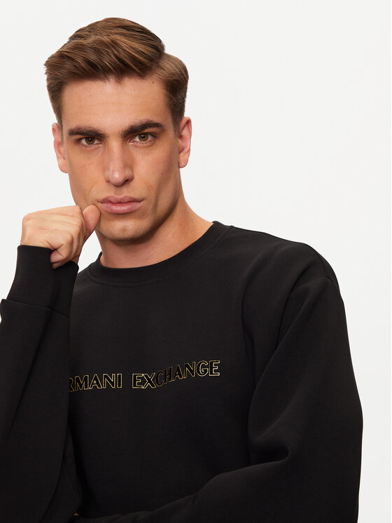 Armani Exchange Armani Exchange Bluza XM000082 AF10818 UC001 Czarny Regular Fit