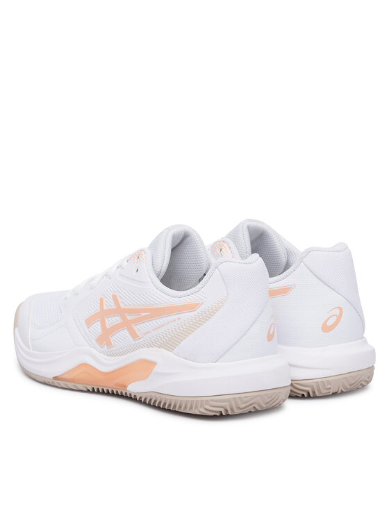 Asics Asics Tennisejalatsid Gel-Dedicate 9 Clay 1042A314 Valge