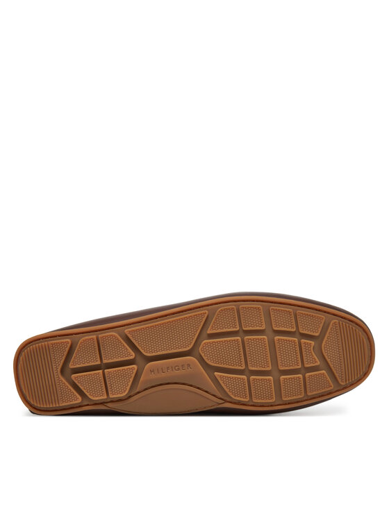 Tommy Hilfiger Tommy Hilfiger Мокасини Corpoarte Hilfiger Lth Driver FM0FM04810 Коричневий