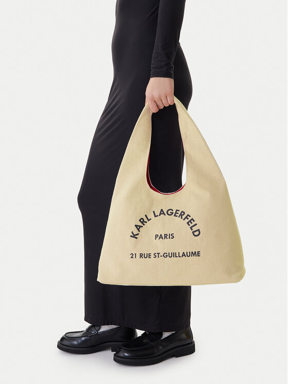 KARL LAGERFELD KARL LAGERFELD Ročna torba B1W50015 Bež