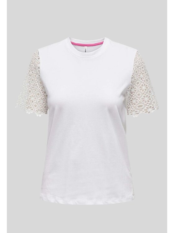 ONLY ONLY T-shirt 15319435 Bianco Basic Fit