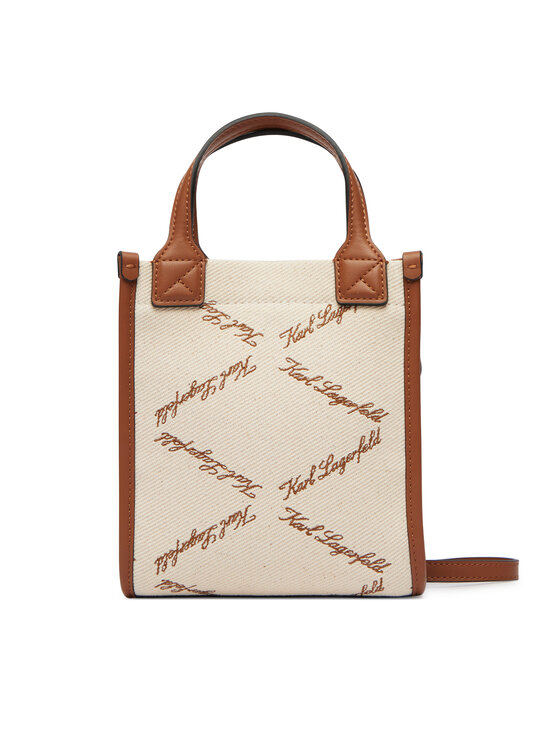 KARL LAGERFELD Torebka Ville B2W30278 Beżowy