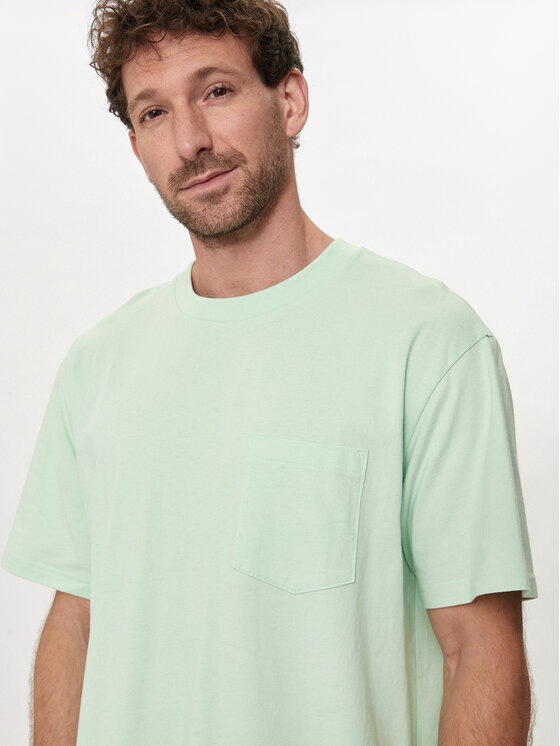 Gap Gap T-Shirt 627101-00 Zielony Regular Fit
