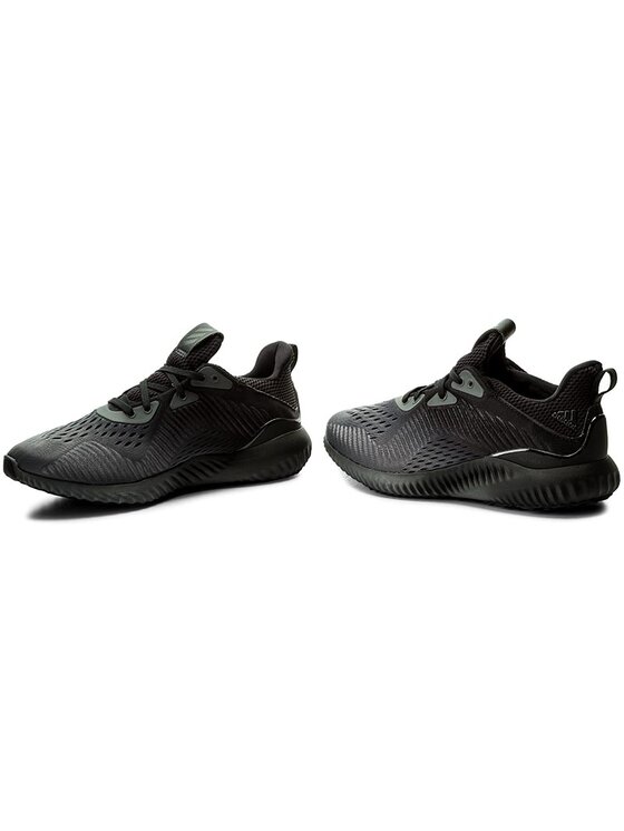 Adidas alphabounce em black white best sale