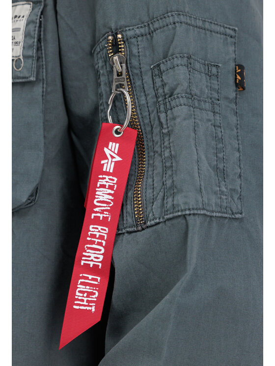 Alpha Industries Alpha Industries Koszula AI.138420-684-3XL Szary Regular Fit