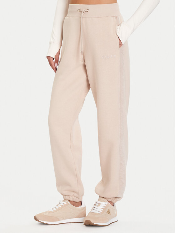 Guess Guess Pantaloni trening V5BB10 KB681 Bej Regular Fit