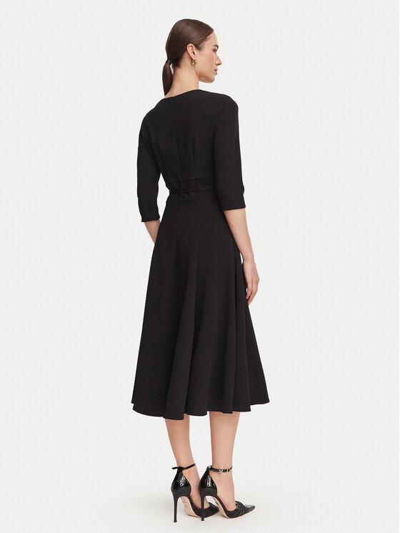 Rinascimento Rinascimento Kokteilinė suknelė CFC0131140003 Juoda Regular Fit