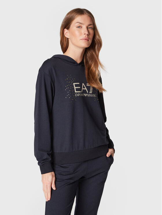 EA7 Emporio Armani EA7 Emporio Armani Spordidressid 6LTV60 TJEAZ 1554 Tumesinine Regular Fit