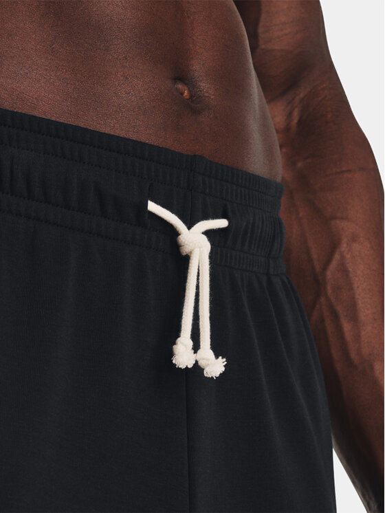 Under Armour Under Armour Teplákové kalhoty Ua Rival Terry Jogger 1380843-001 Černá Fitted Fit