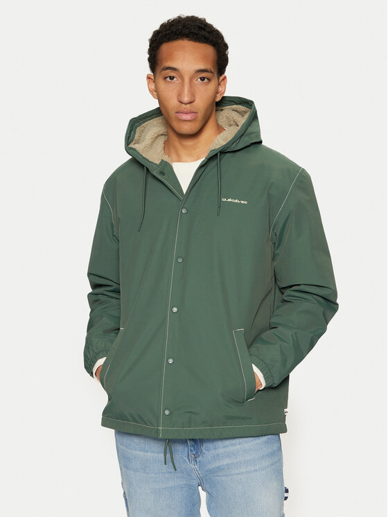 Quiksilver Pārejas jaka Rain Cloud EQYJK04110 Zaļš Regular Fit