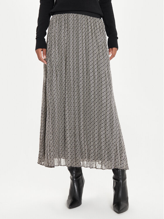 Morgan Morgan Faltenrock 242-JPLISY Grau Regular Fit