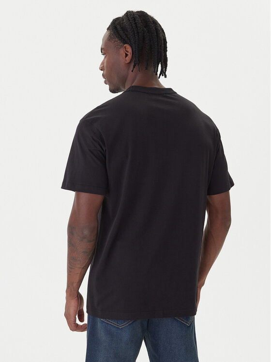 Versace Jeans Couture Versace Jeans Couture Tricou 79GAHT06 CJ00T Negru Regular Fit