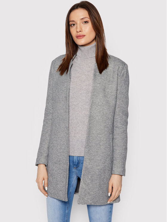 ONLY Prechodný kabát Soho 15149366 Sivá Regular Fit