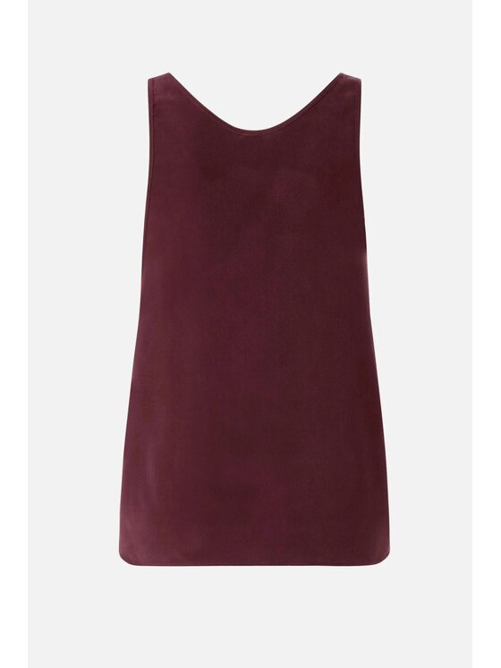 PINKO PINKO Τοπ Crazy Canottiera Μπορντό Regular Fit