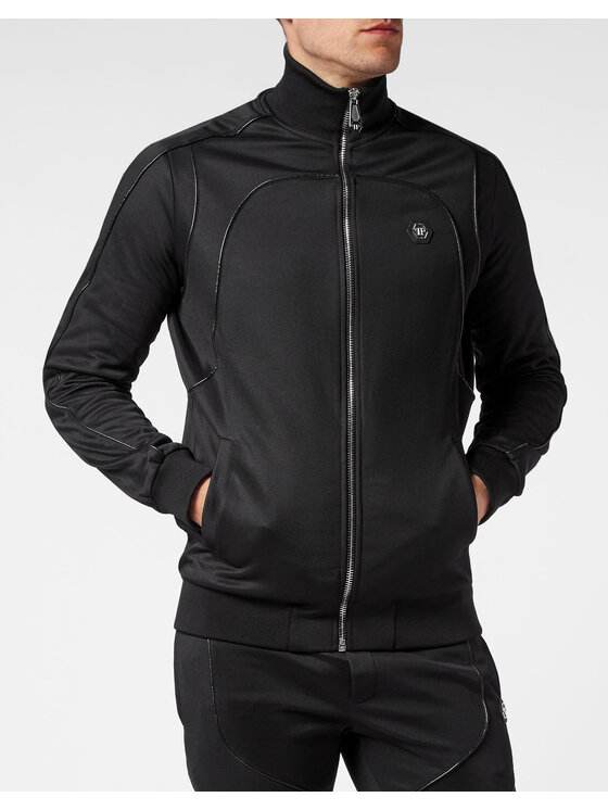 PHILIPP PLEIN PHILIPP PLEIN Komplet top i spodnie 8757 Czarny Regular Fit