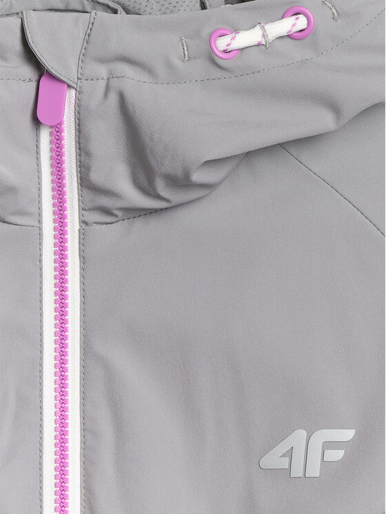4F 4F Kurtka przejściowa JELLIFICATION Fioletowy jasny Loose Fit