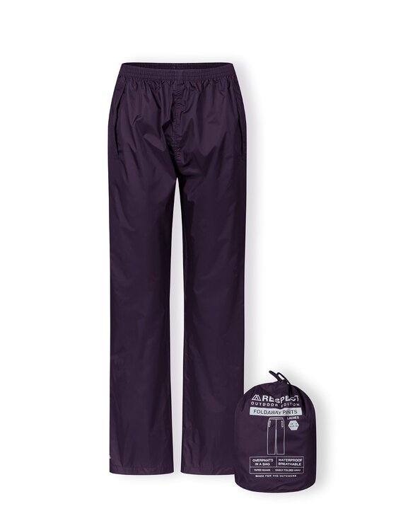 minoti minoti Spodnie przeciwdeszczowe 26LRPANT3 Fioletowy Regular Fit