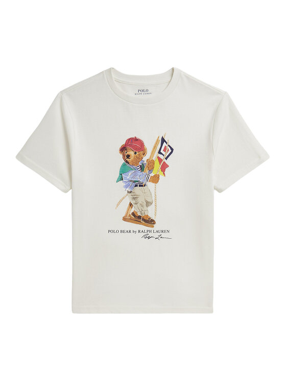 Polo Ralph Lauren Polo Ralph Lauren Tričko 323A12428001 Écru Regular Fit