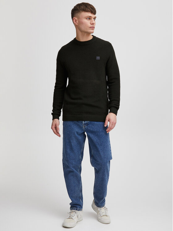 Solid Solid Maglione 21106094 Nero Regular Fit