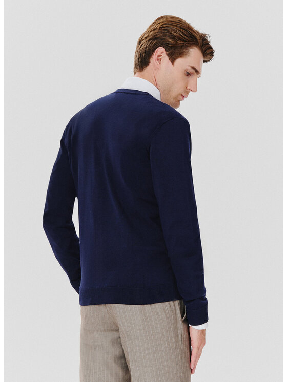 Pako Lorente Pako Lorente Kardigan P24WF-2X-023 Granatowy Classic Fit