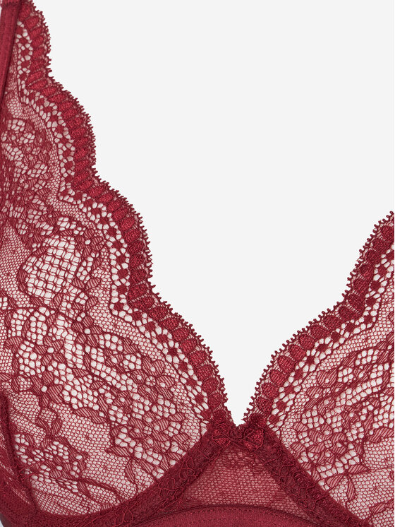 Hunkemöller Hunkemöller Podprsenka s kosticemi 206365 Červená