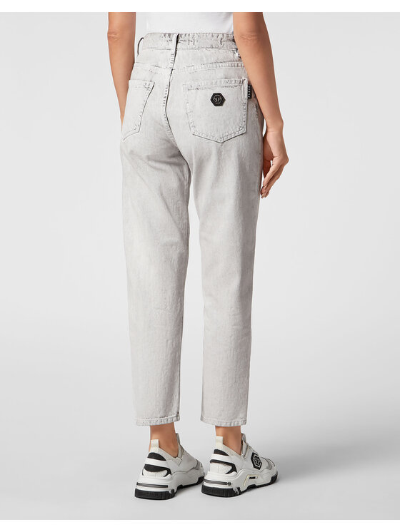 PHILIPP PLEIN PHILIPP PLEIN Jeansy 15663 Biały