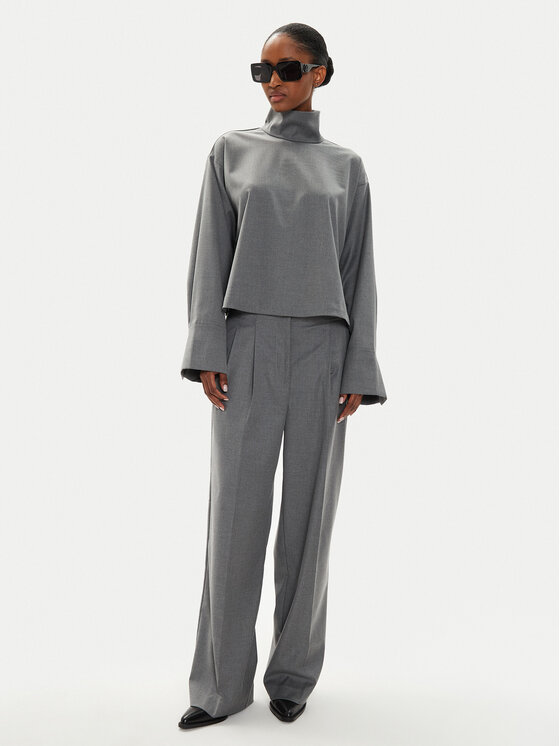 2NDDAY 2NDDAY Rollkragenpullover Francisca 2244126169 Grau Relaxed Fit