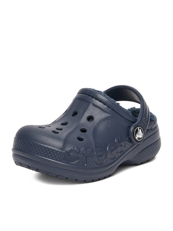 Crocs Crocs Papucs C-BAYA LINED CLOG T 207501-463 Sötétkék
