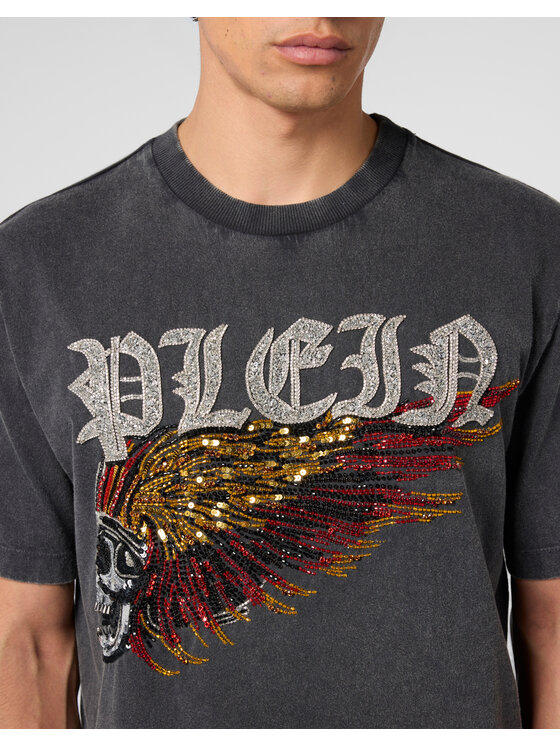 PHILIPP PLEIN PHILIPP PLEIN T-shirt 29740 Nero Regular Fit