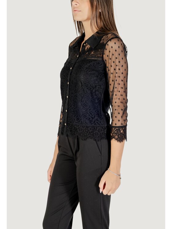Morgan De Toi Morgan De Toi Camicia 252-TEREZA Nero Classic Fit