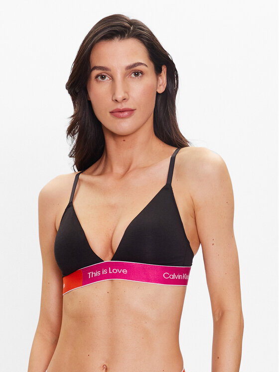 Calvin Klein Underwear Podprsenka Bralette 000QF7254E Čierna