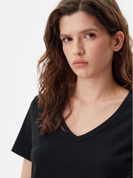 Gap Gap T-Shirt 740140-03 Czarny Regular Fit
